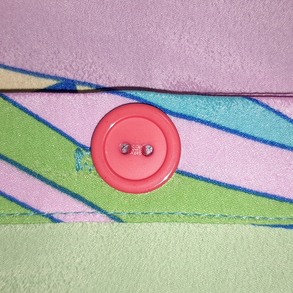 Vibrant Cutout Geometric Patterned Maxi Slit Leg … - image 7